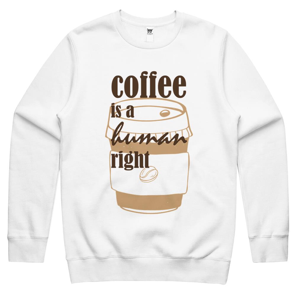 Good Iced Coffee Is A Human Right Essential (10) Crewneck Sweatshirt