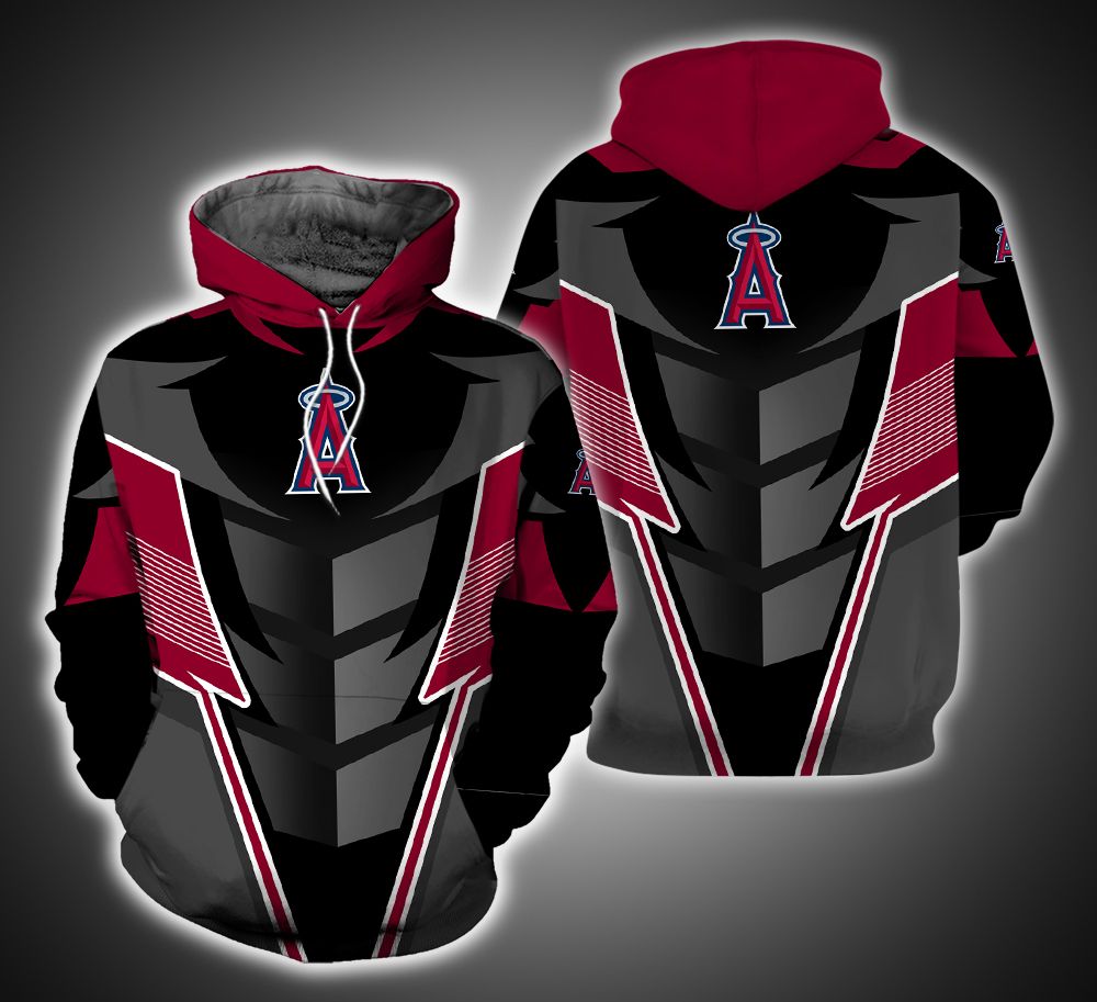 Los Angeles Angels Armor 3D Printed Hoodie