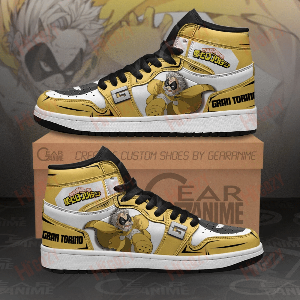 Bnha Gran Torino Sneakers Custom My Hero Academia Anime Shoes