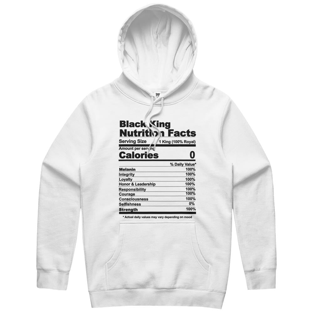 Nutritional Facts Shirt, Nutritional Facts Hoodie, Black King Nutrition Facts Shirt, Black King Nutritional Facts Hoodie