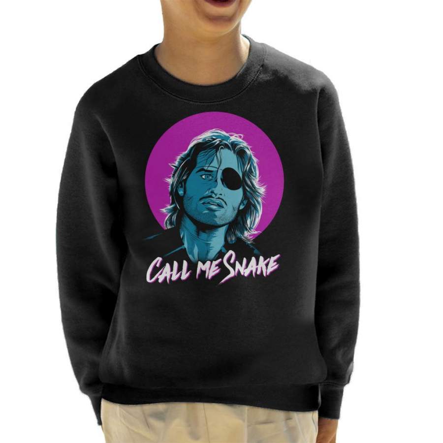 Escape From New York Call Me Snake Kid’s Sweatshirt