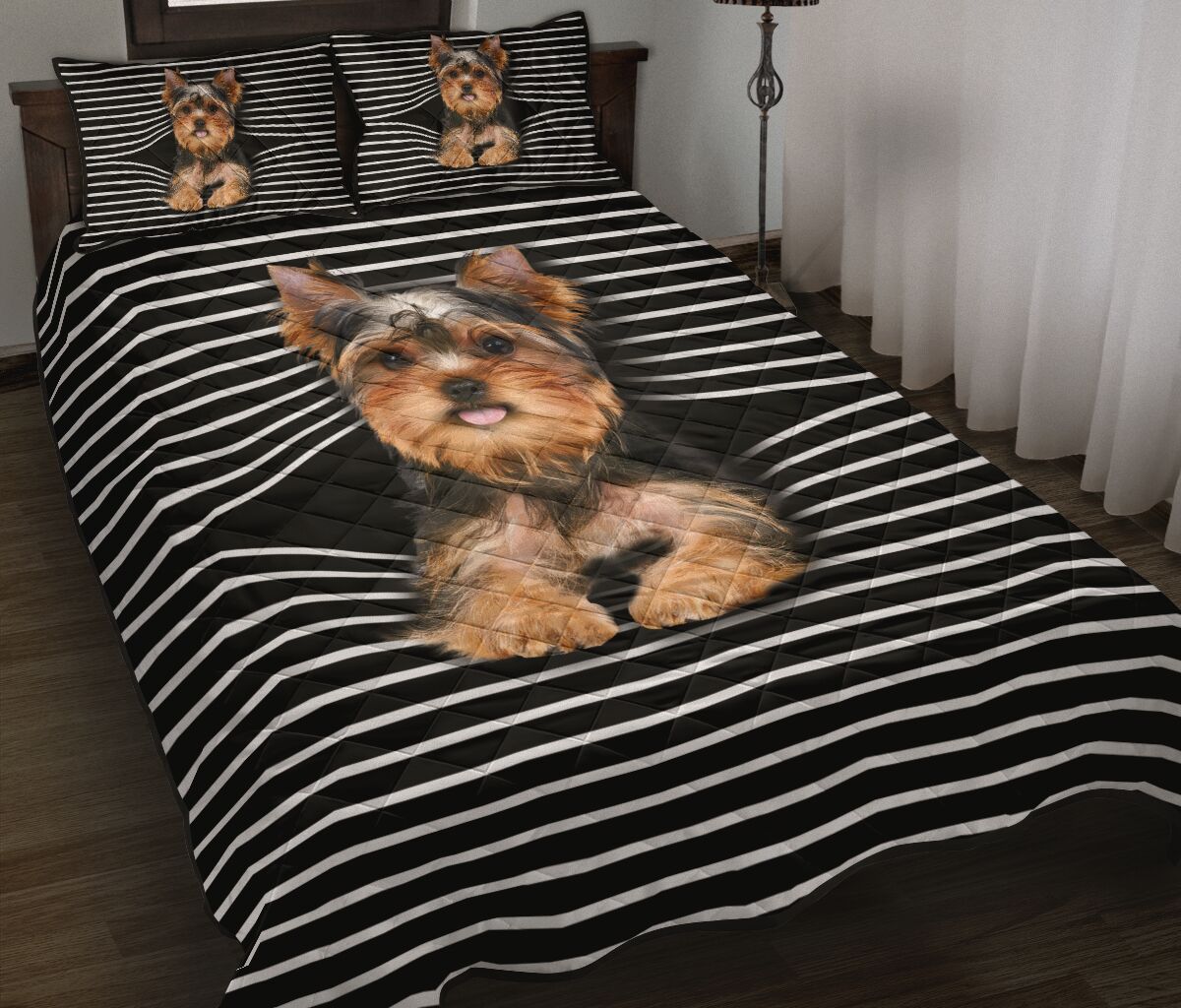 Yorkshire Terrier – Quilt Bed Set Tt007