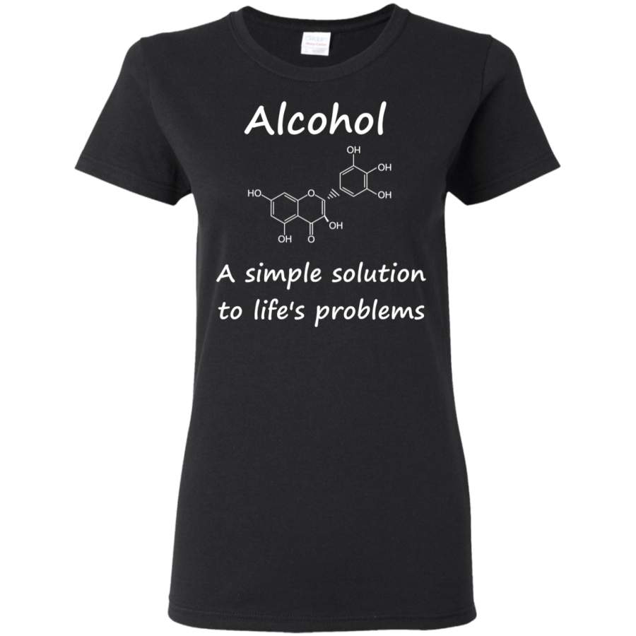 AGR Alcohol Science Shirt – Meme Molecule Chemistry Scientist OH