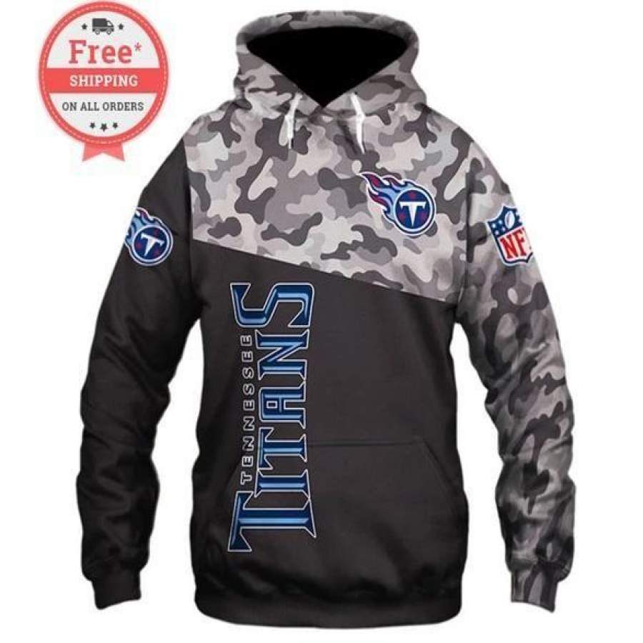 Tennessee Titans Sweatshirts Print Unisex Hoodie Unisex 3D All Over Print