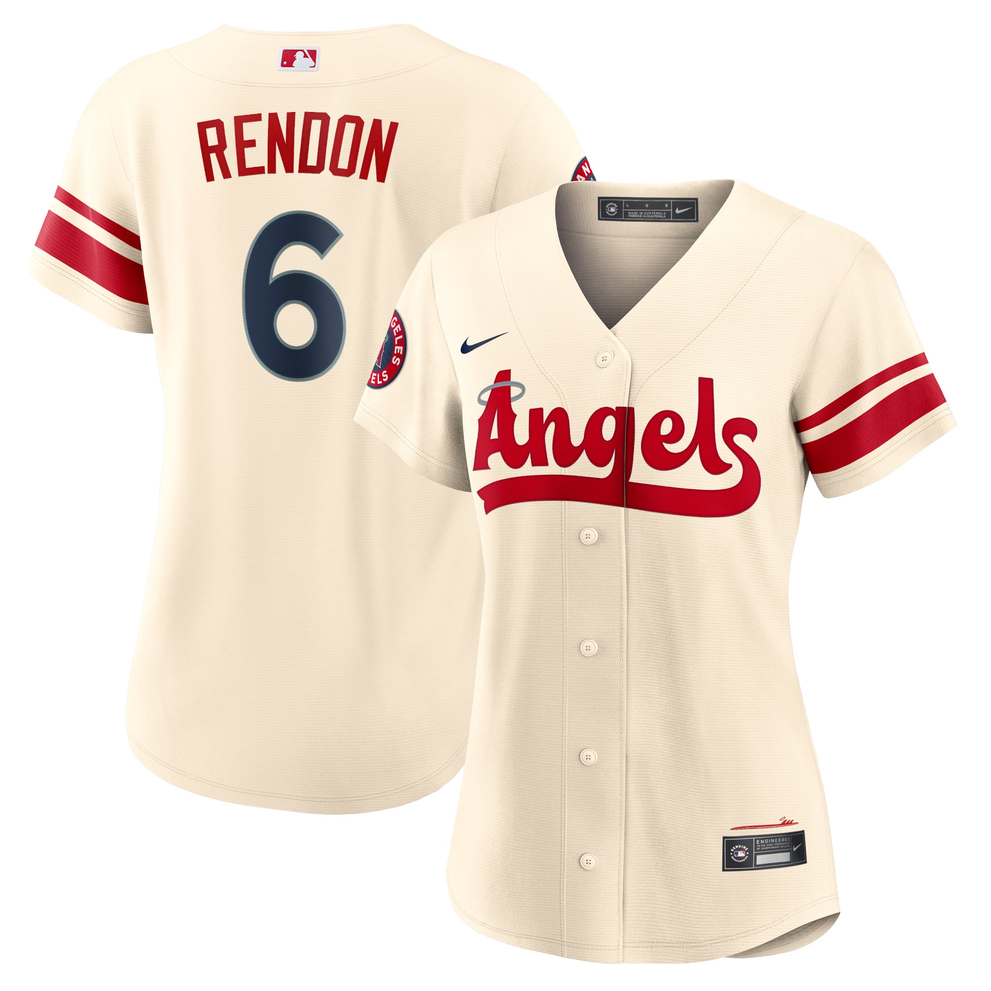 Women’s Los Angeles Angels Anthony Rendon Cream 2022 City Connect Player Jersey