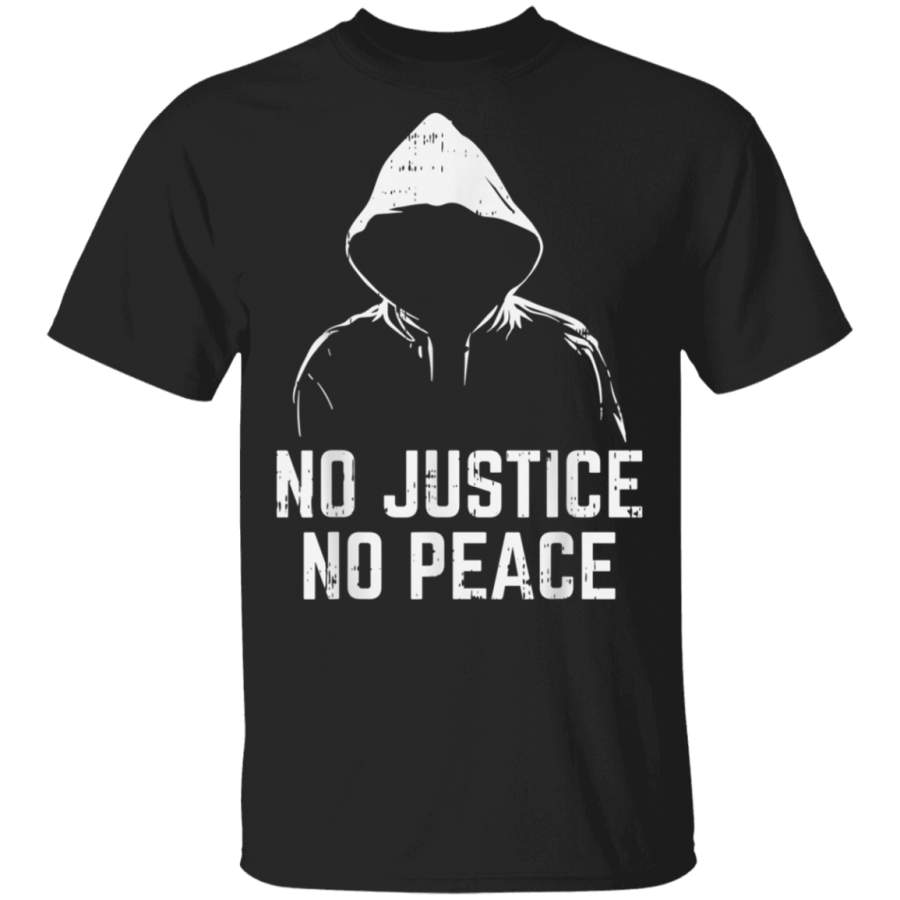 Justice No Peace Black Lives Matter BLM Protest African Gift TShirt