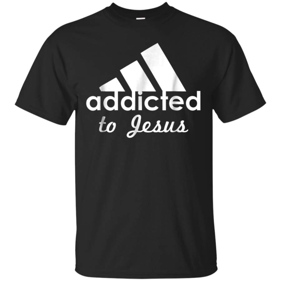 AGR Addicted to Jesus shirt – Funny Christian Sports Tshirt