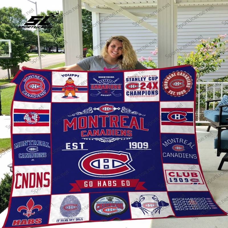 H – Montréal Canadiens 17 quilt blanket