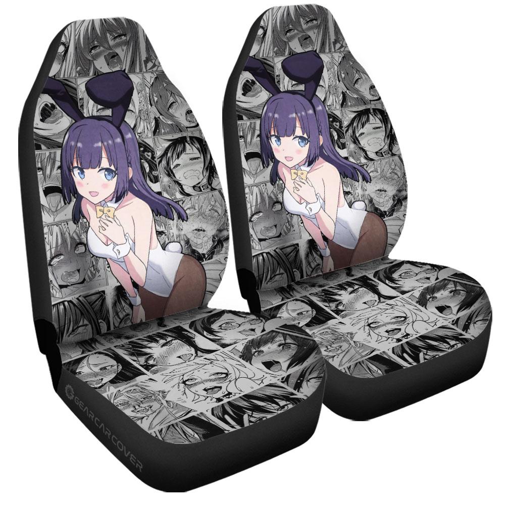 Shoko Makinohara Car Seat Covers Custom Bunny Girl Senpai Anime Car Accessories