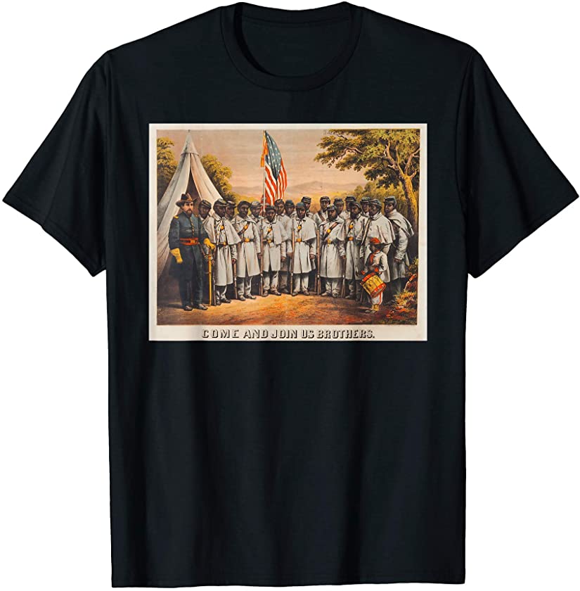 USA African American Black History Civil War Soldiers T-Shirt