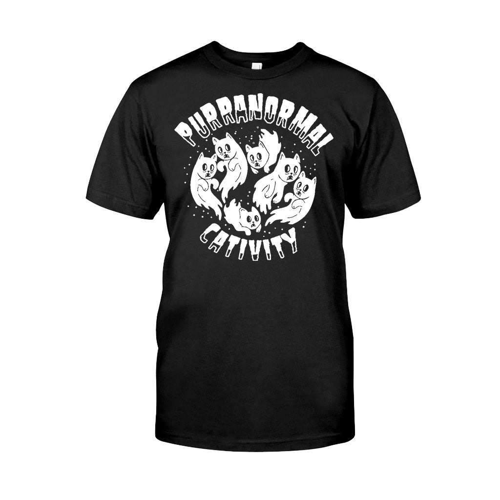 Purranormal Cativity Halloween  – Cat T-Shirt And Hoodie