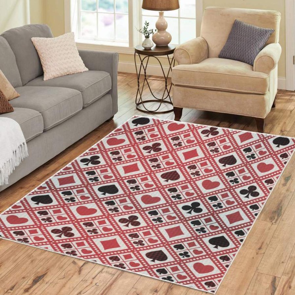 Playing Card Area Rug