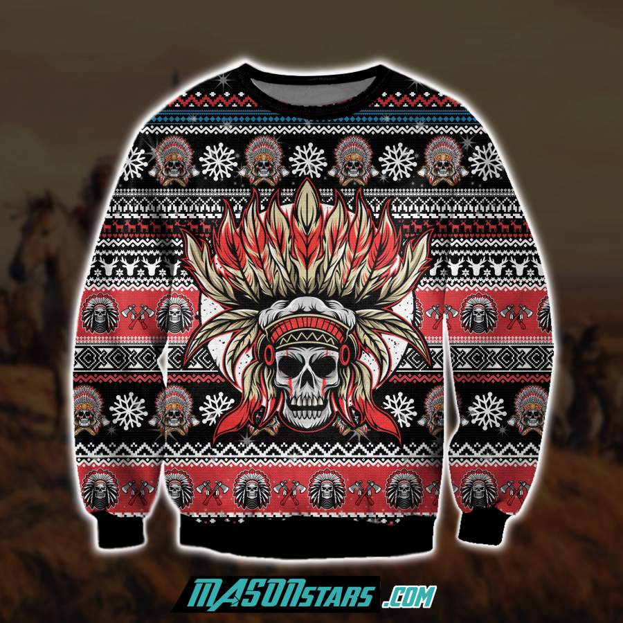 NATIVE AMERICAN 3D ALL OVER PRINT UGLY CHRISTMAS SWEATER