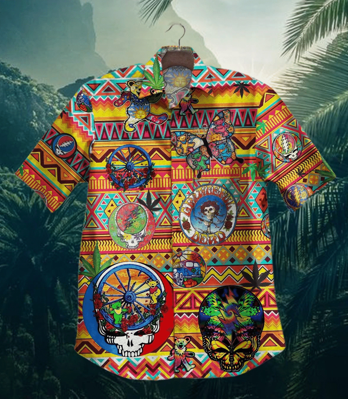 Rock Band Grateful Dead Hawaiian Shirt Style 4