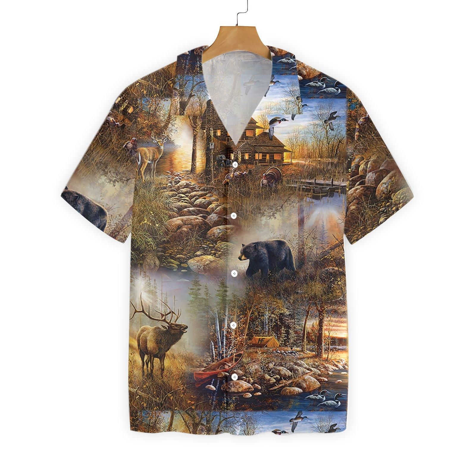 Hunting Camo 0211 Hawaii Shirt Ha41940