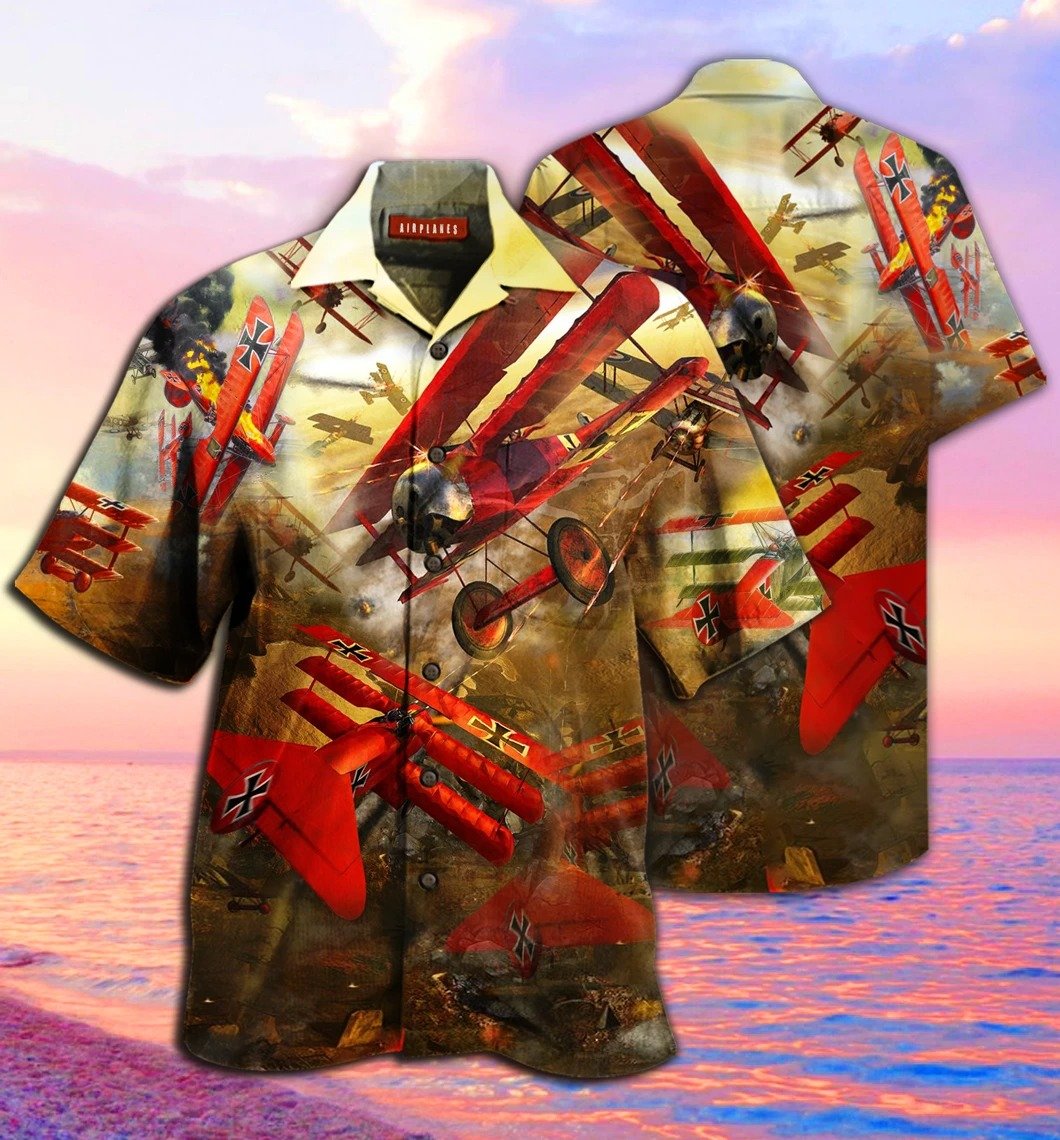 Amazing Airplanes Hawaii Shirt Unisex Full Size Adult Colorful Ha80456