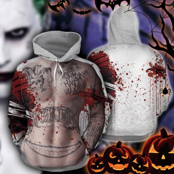 Joker 3D Unisex Hoodie