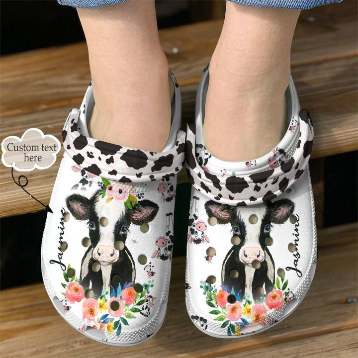 Cow Personalized Moo Day Sku 660 Crocs Clog Shoes