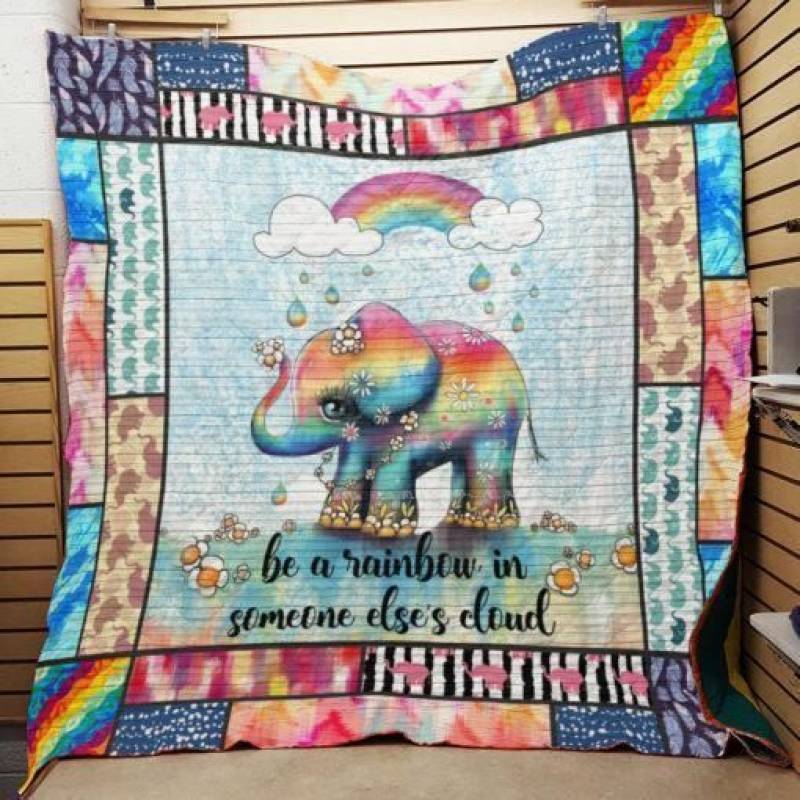 Hippie Elephant M1501 85O31 WBM212 Awesome Quilt