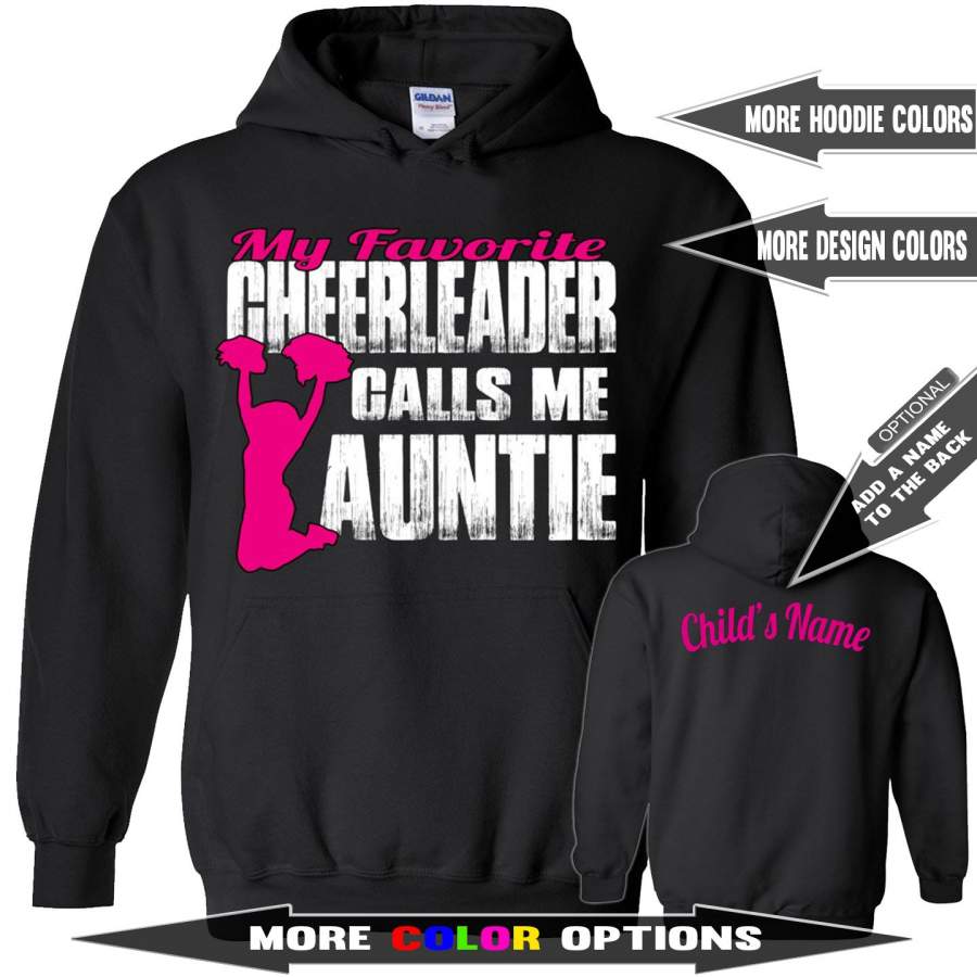 My Favorite Cheerleader Calls Me Auntie Cheer Aunt Hoodie