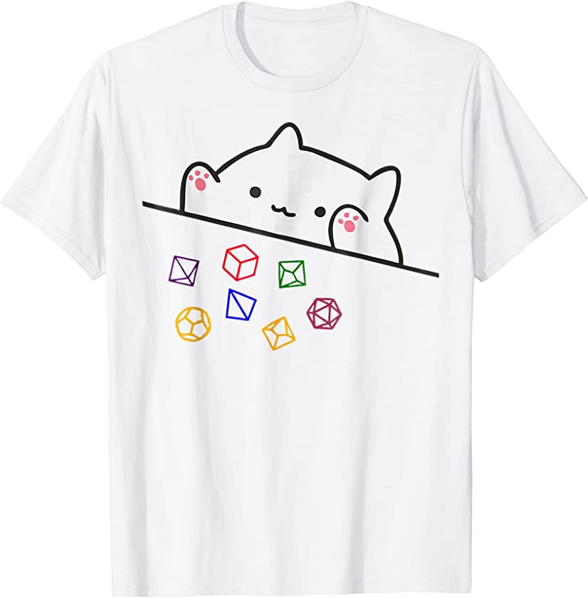 Tabletop Games Cute Kawaii Animal Lover T-Shirt