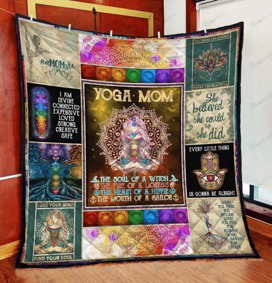 Yoga Mom Fleece Blanket And Quilt Blanket, Home Decor Bedding Couch Sofa Soft And Comfy Cozy