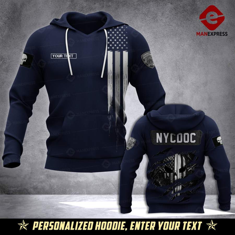 MPP Customized NYCDOC – New York city of Correction 3D Hoodie