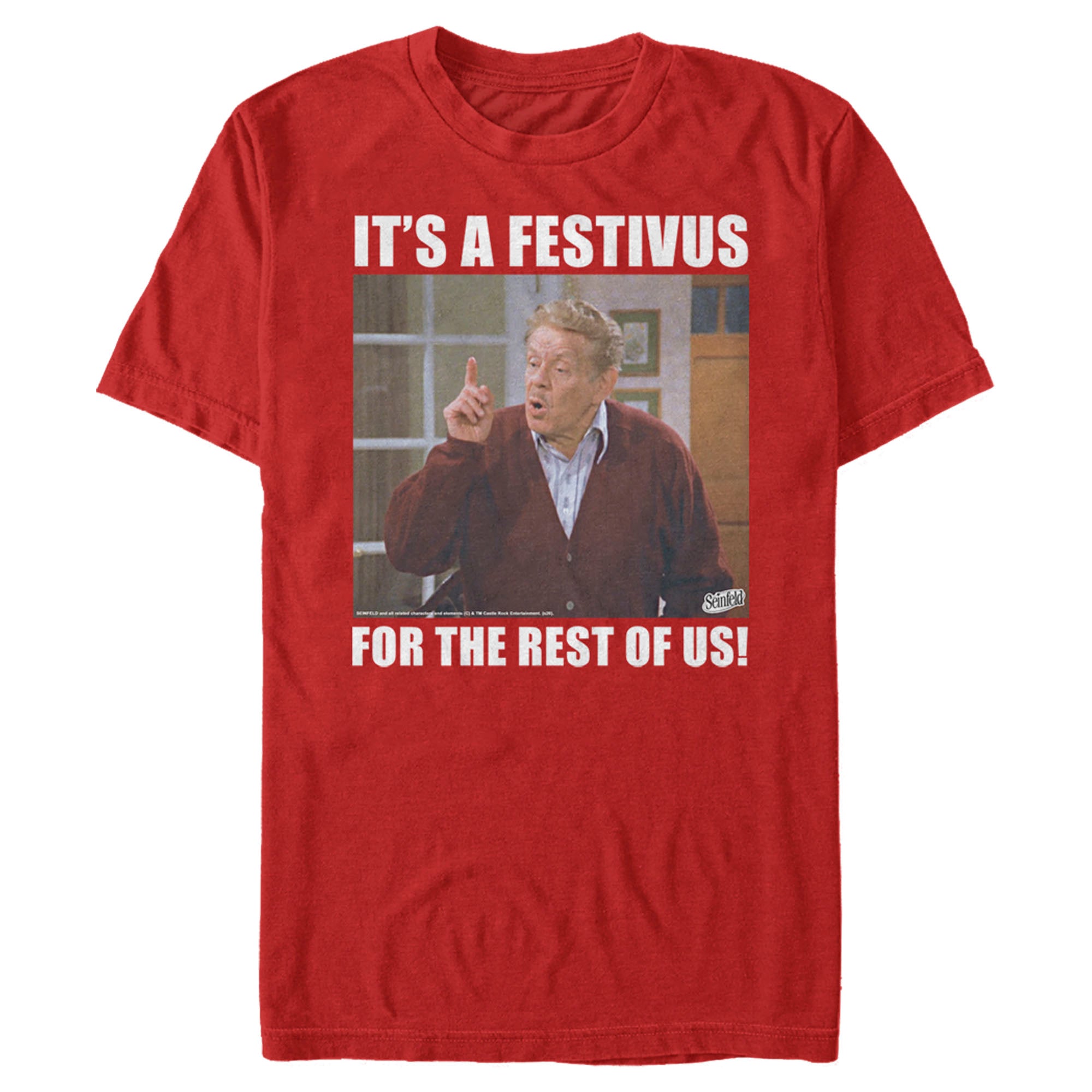 Seinfeld Men’S Frank Costanza It’S A Festivus For The Rest Of Us  T-Shirt