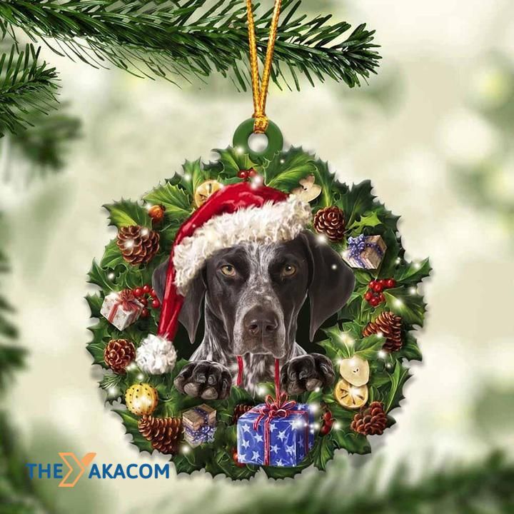 Humor German Shorthaired Pointer For Dog Lover Christmas Gift Ornament