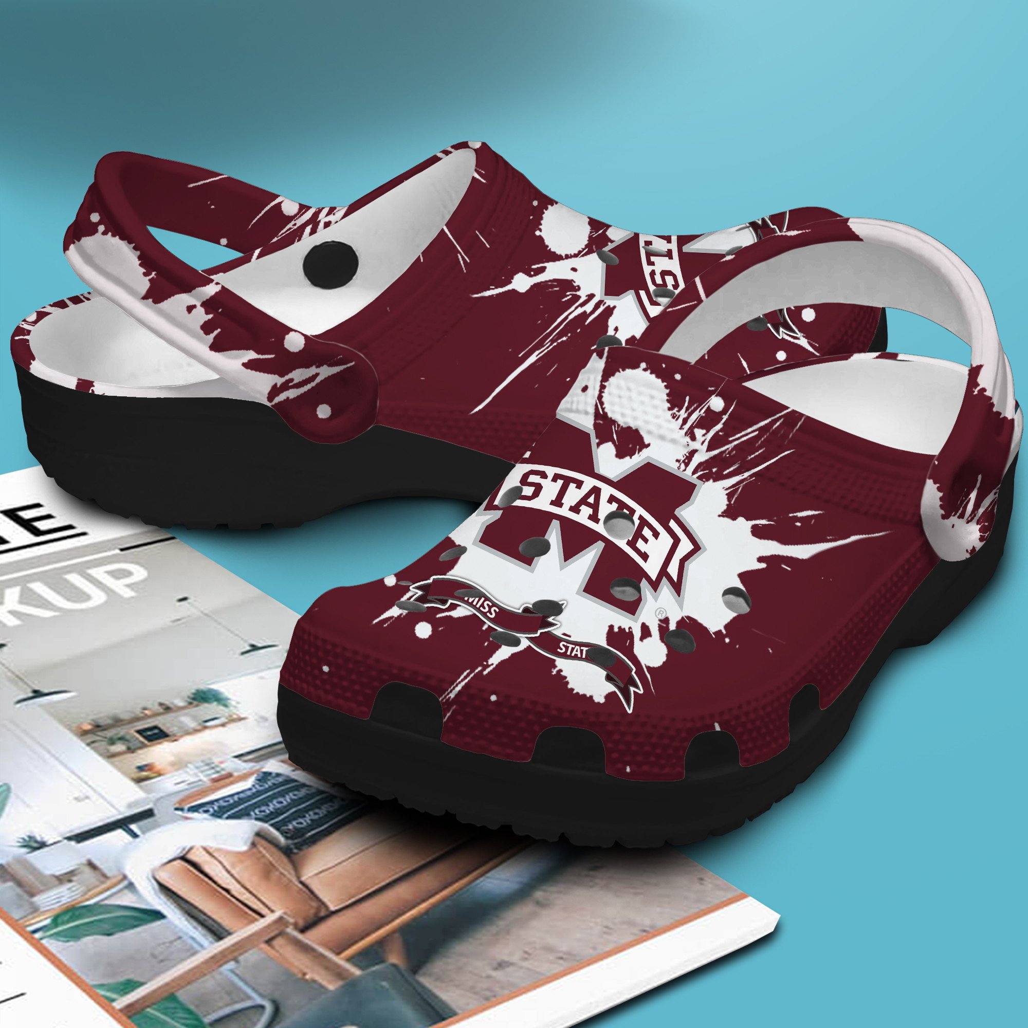 Customized – Miss State Crocs – 12864Du