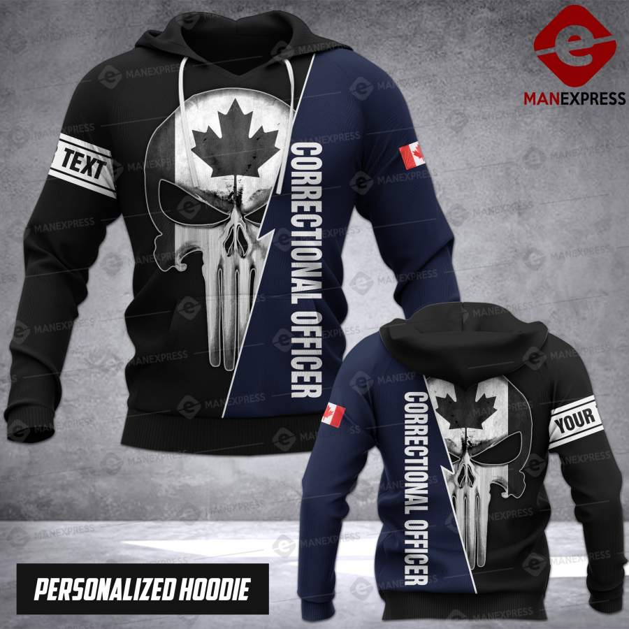 VH CUSTOMIZE CORRECTIONAL OFFICER CANADA 1704 – 3D ALL OVER PRINT