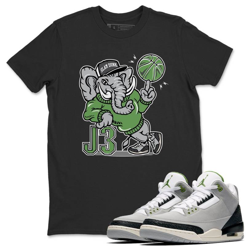 AJ3 Elephant Black T-Shirt – Air Jordan 3 Chlorophyll