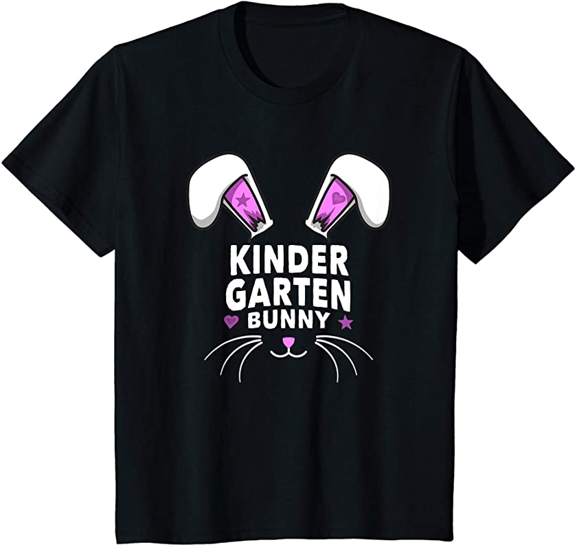 Kids Kindergarten Bunny Cute Rabbit Easter Day Family Matching T-Shirt