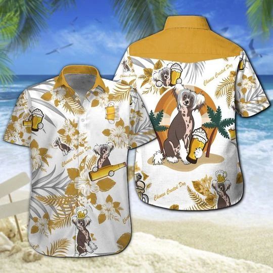 Chinese Crested Dog Beer Hawaii Shirt Unisex Adult Ha63953