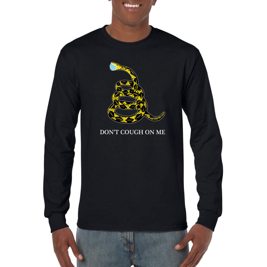 Don’t Cough On Me Classic USA Snake Virus Logo Pop Culture Long Sleeve T-Shirt