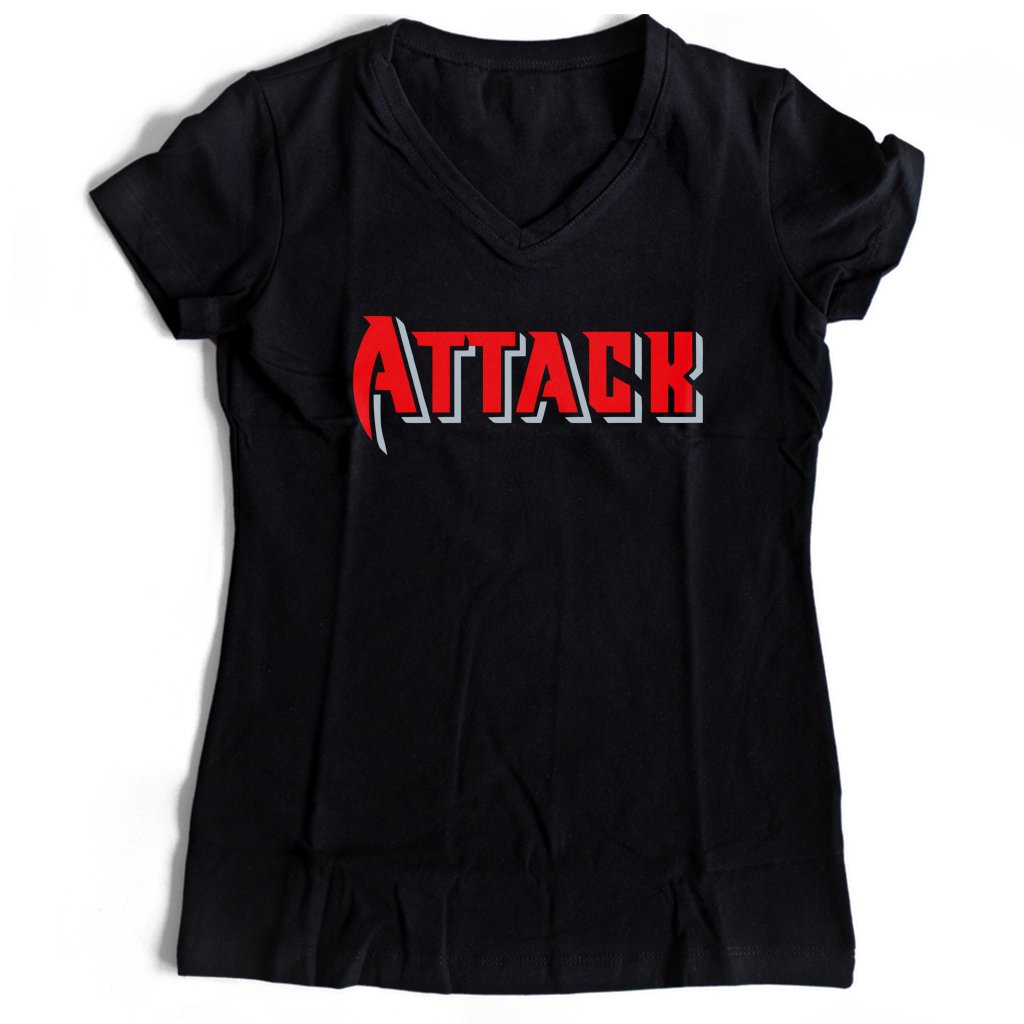 Attack Tampa Bay Buccaneers Women’s V-Neck Tee T-Shirt