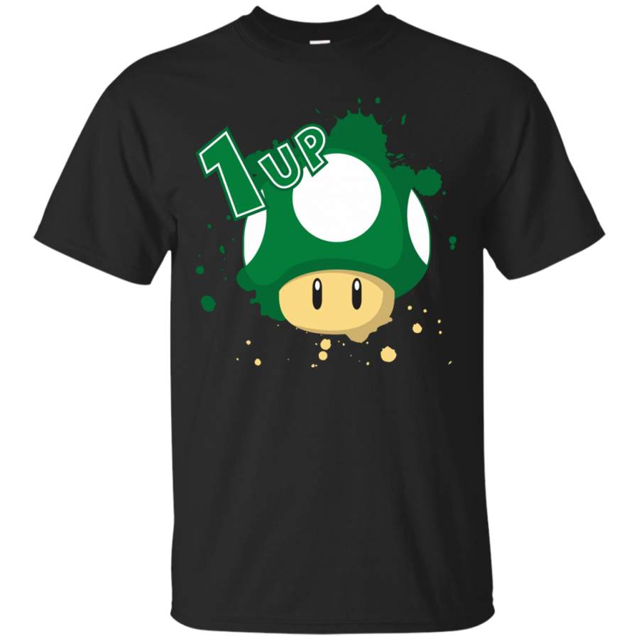 1 – MARIO MUSHROOM 1UP T Shirt & Hoodie