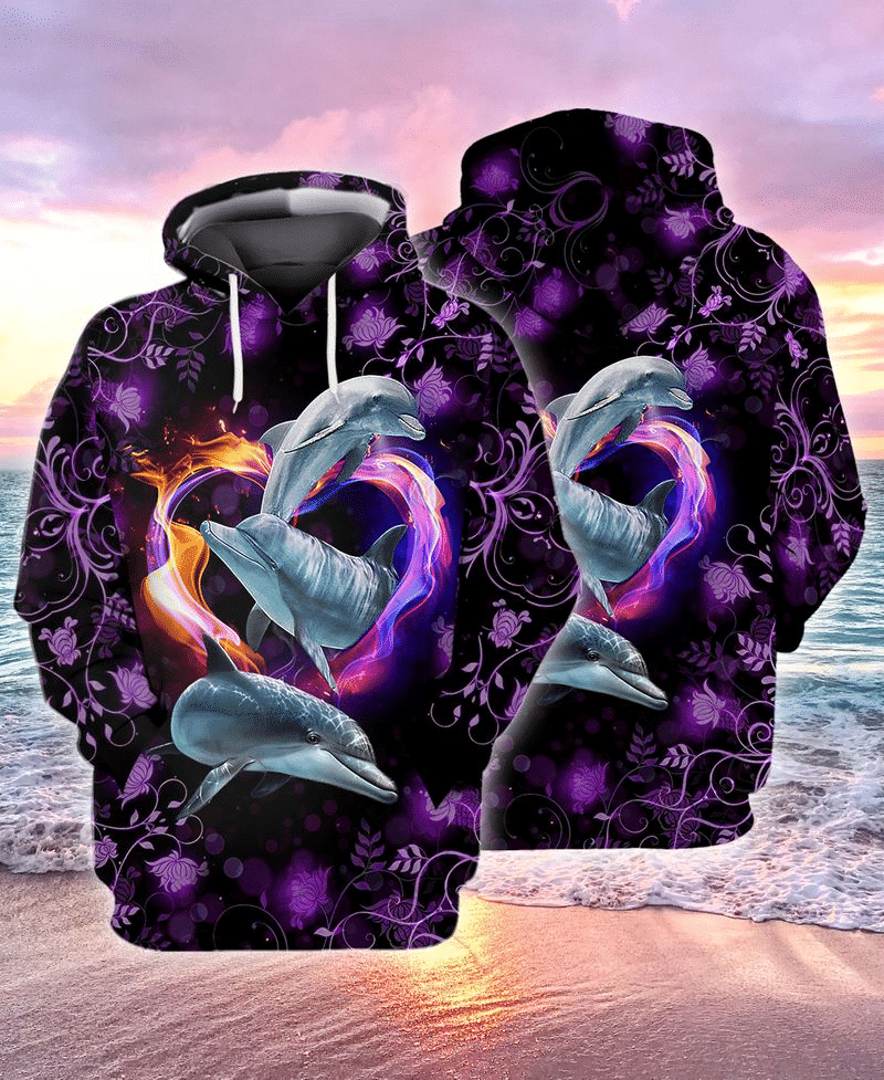 DOLPHIN 3D FULL PRINT HOODIE