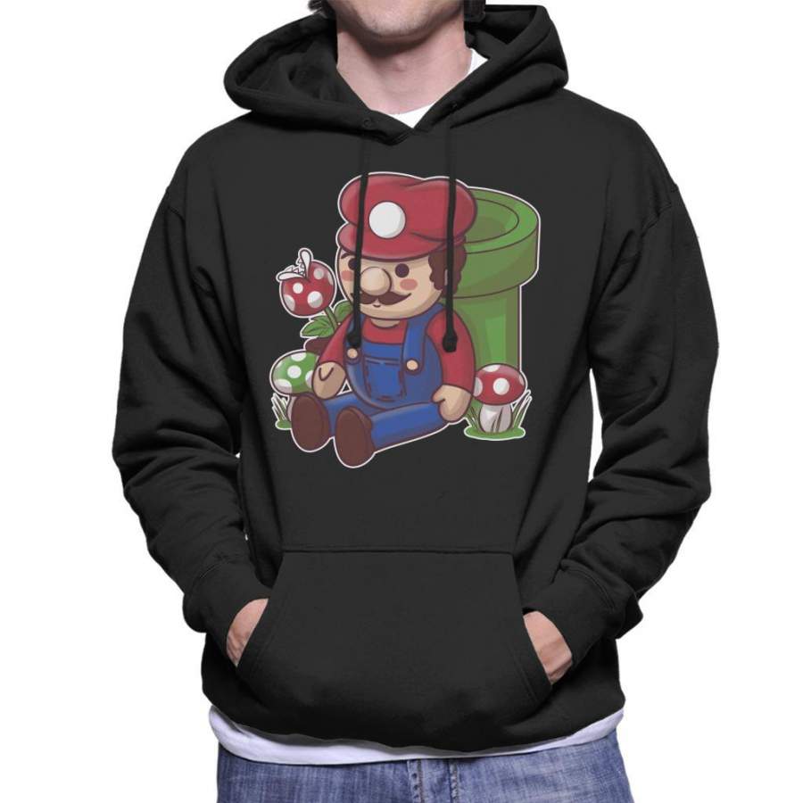 Teddy Plumber Super Mario Men’s Hooded Sweatshirt