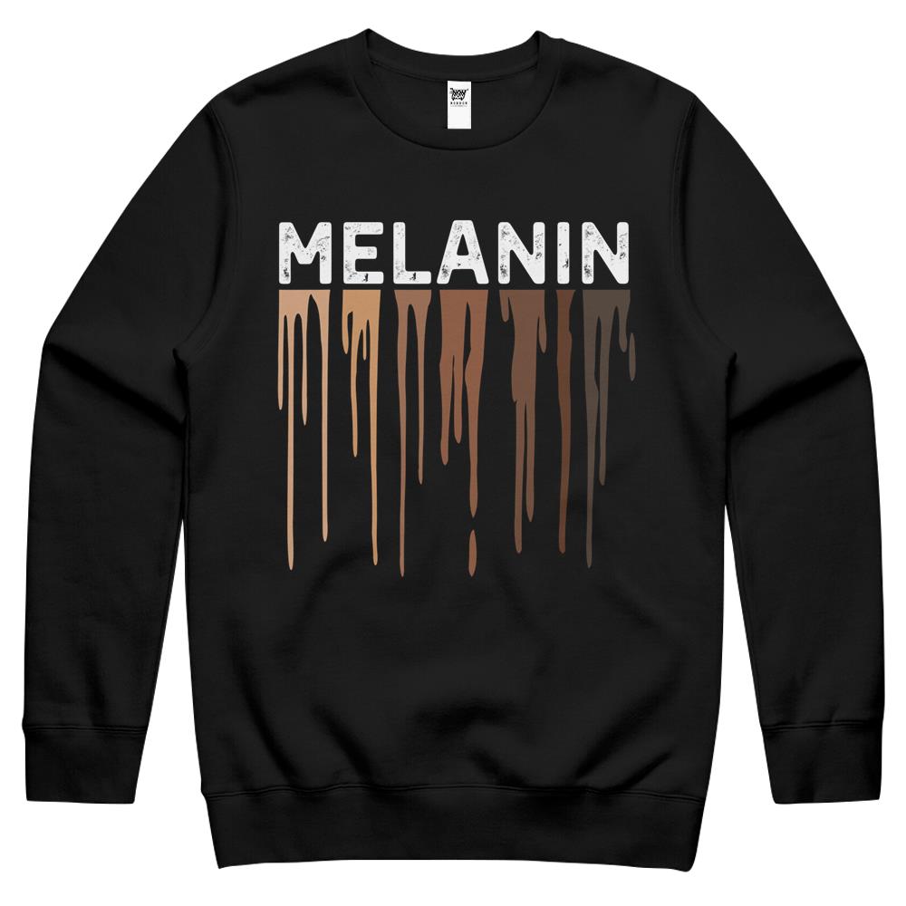 Drippin Melanin Shirt For Women Pride – Gifts Black History Crewneck Sweatshirt