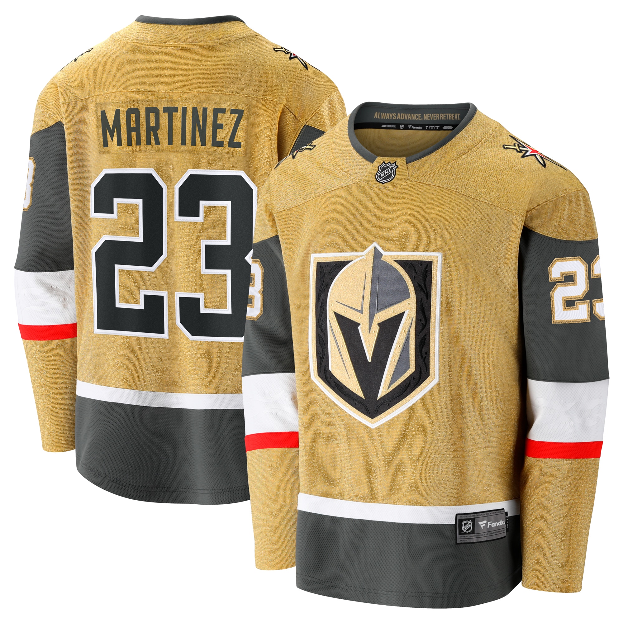 Alec Martinez Vegas Golden Knights Branded Home Breakaway Jersey – Gold