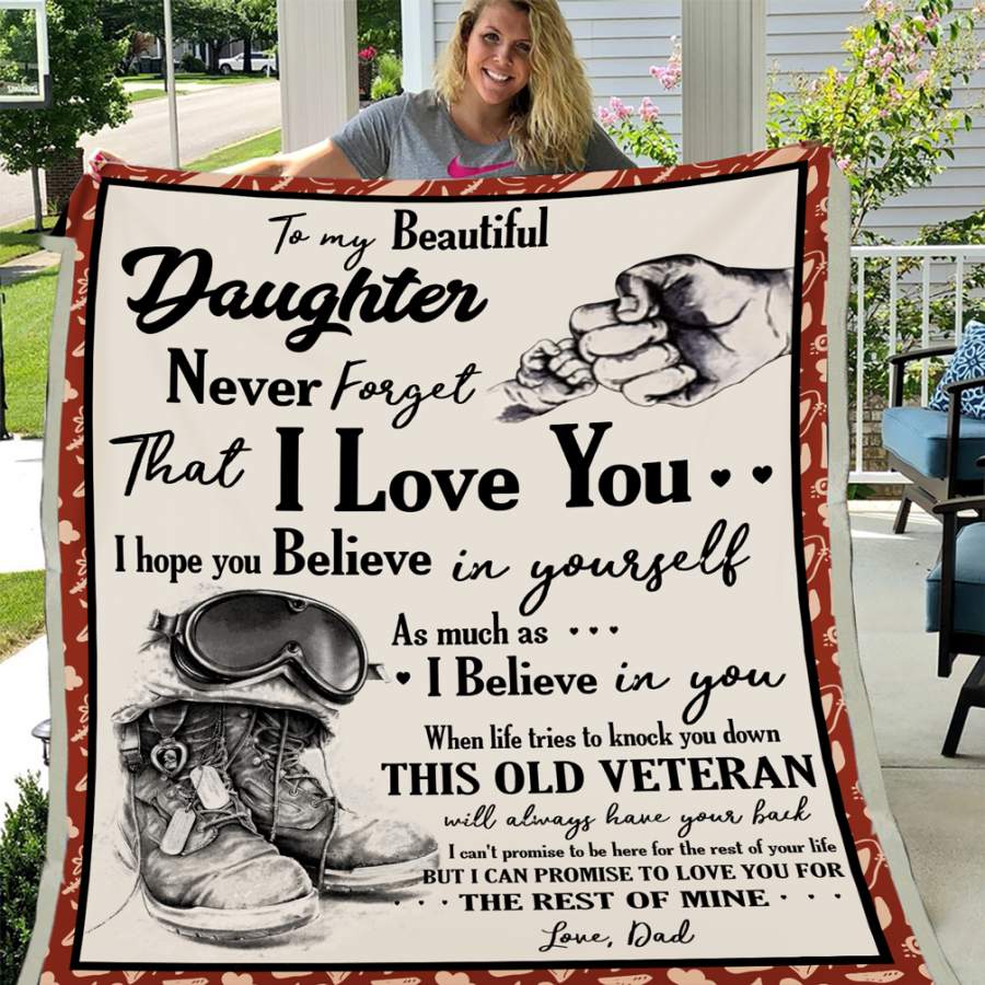 GNN3112 – Veteran – To My Beautiful Daughter  – Blanket