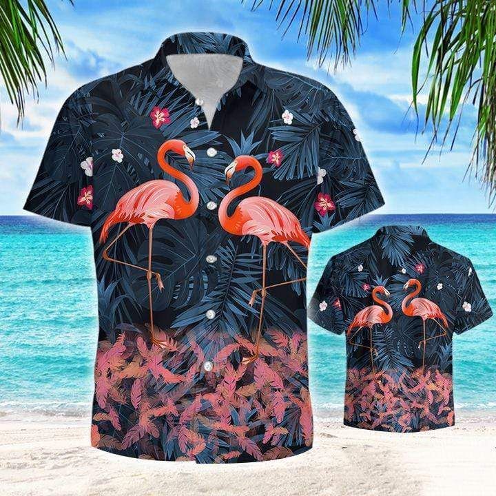 Buy Beautiful Flamingo Tropical Aloha Hawaii Shirts Ha72924