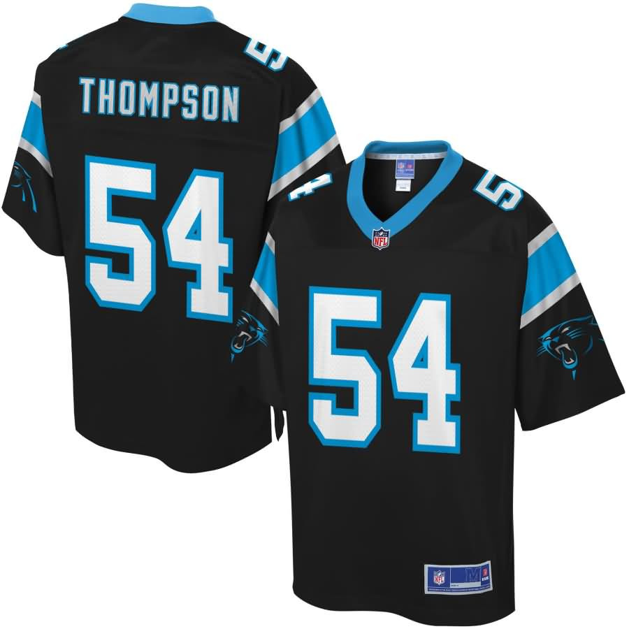 Youth Carolina Panthers Shaq Thompson NFL Pro Line Team Color Black Jersey