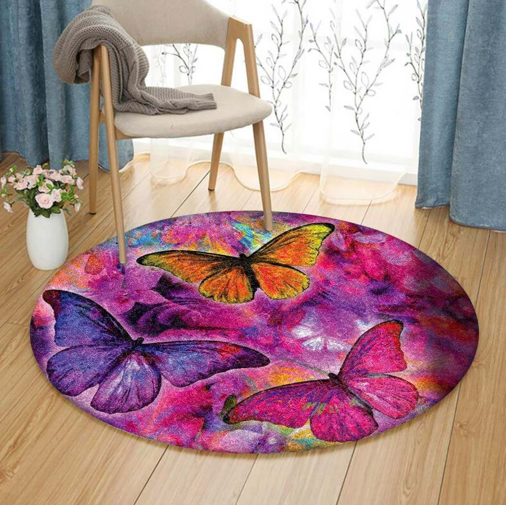 Butterfly GE2416 Round Rug  CYSI2907