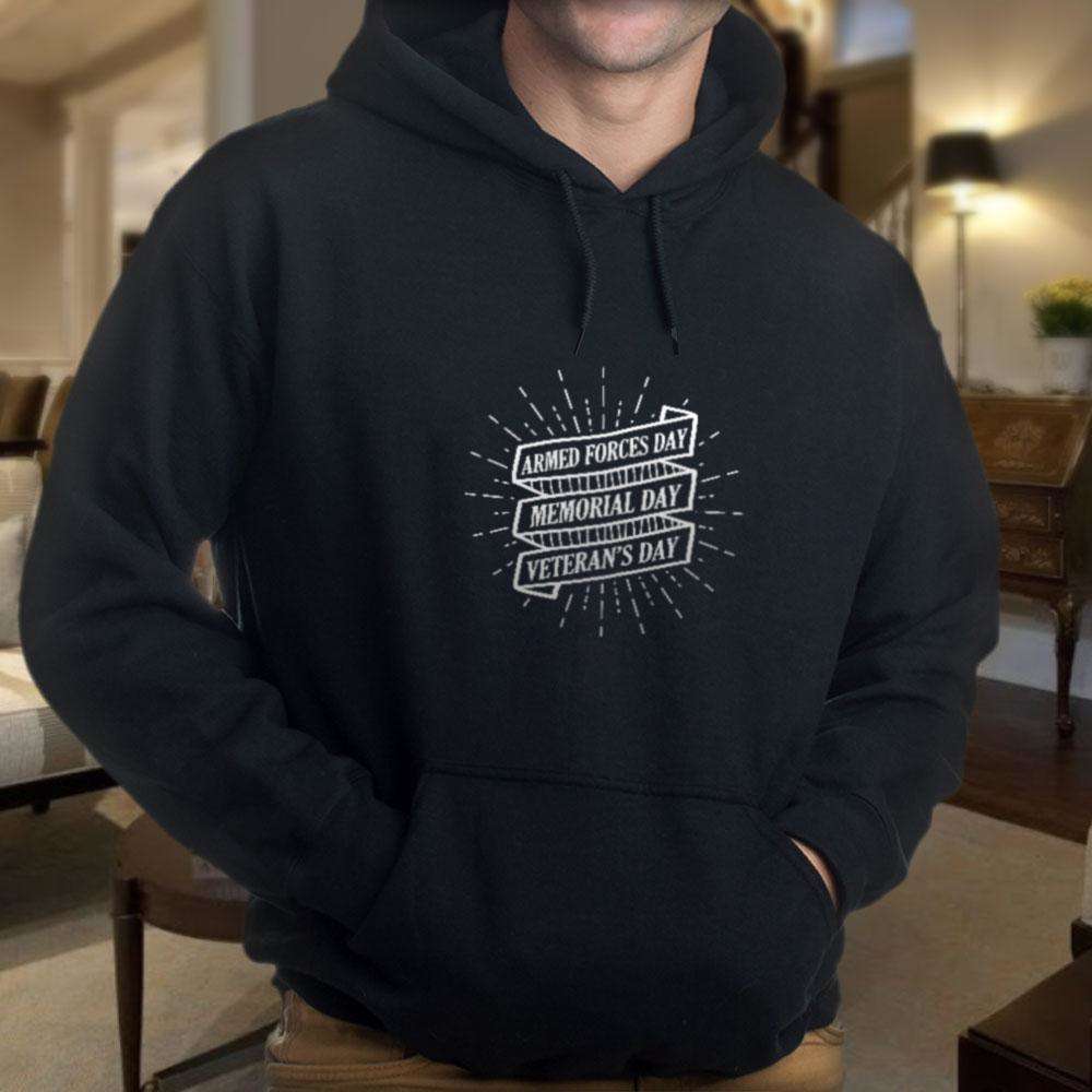 Armed Forces Day, Memorial Day, Veterans Day Core Fleece Pullover Hoodie Veterans Day Gifts