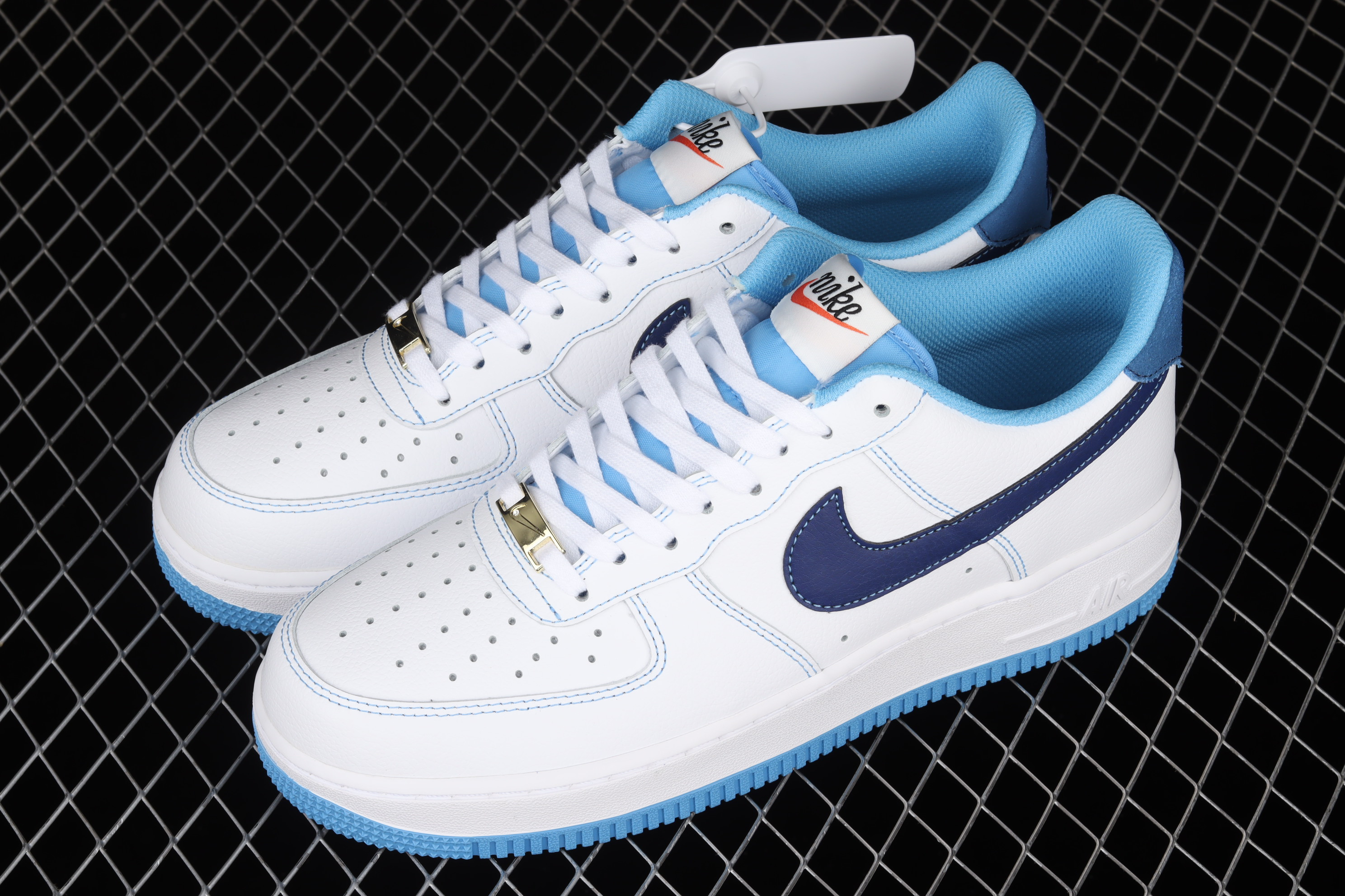 Nike Air Force 1 Low White University Blue Shoes Sneakers PR-731274