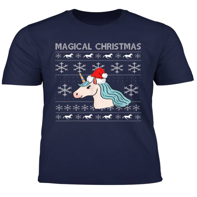 Unicorn Ugly Christmas Sweater Magical Holiday T Shirt