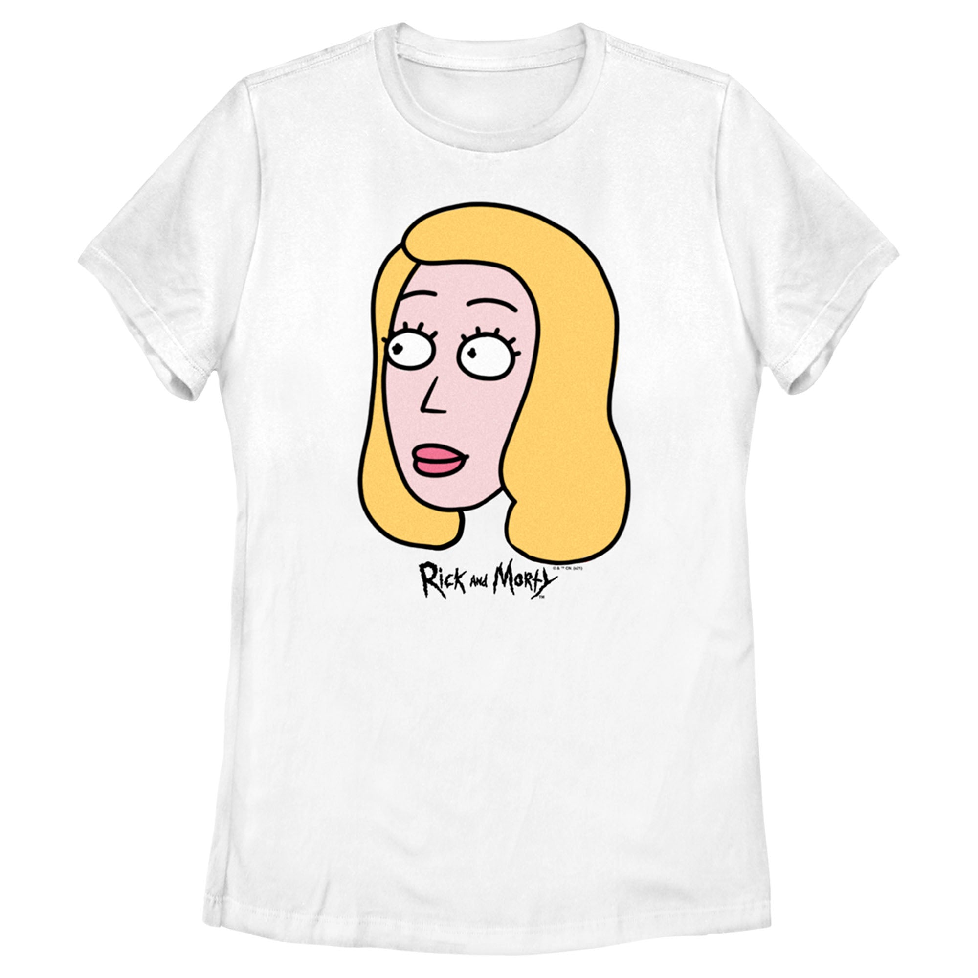 Women’S Rick And Morty Beth Big Head T-Shirt