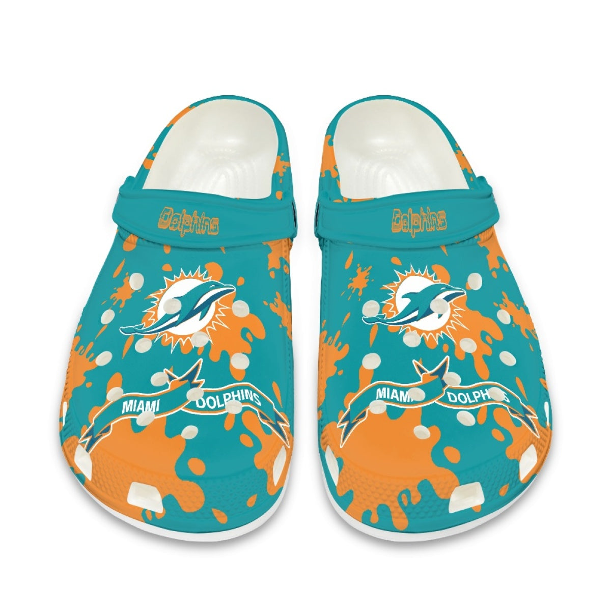 Miami Dolphins Crocs Clog Shoes